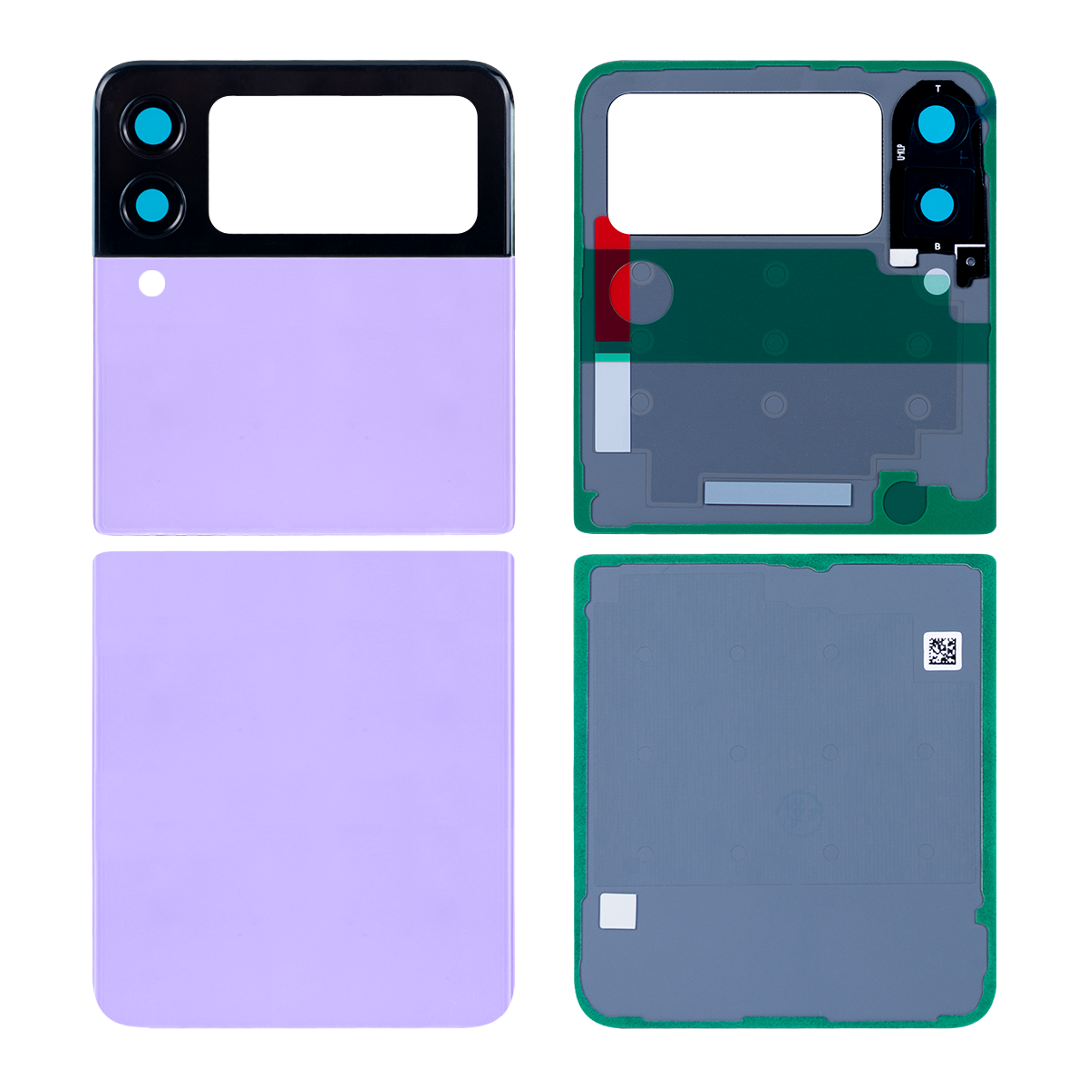 Samsung Galaxy Z Flip3 5G F711B Back Cover Lavender With Lens (OEM)