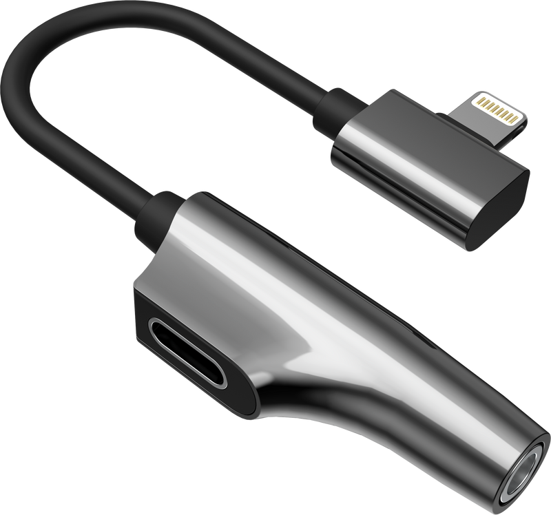 Rixus Adapter Charge And Audio Cable For Lightning