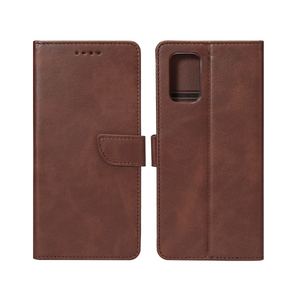 Rixus Bookcase For Samsung Galaxy A51 A515F Brown