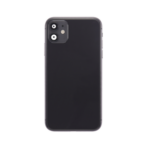 For iPhone 11 Complete Housing Incl All Small Parts Without Battery and Back Camera (Black)