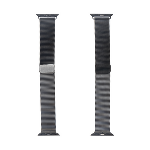 For Apple Watch 38mm, 40mm, 41mm Milanese Loop Band Black