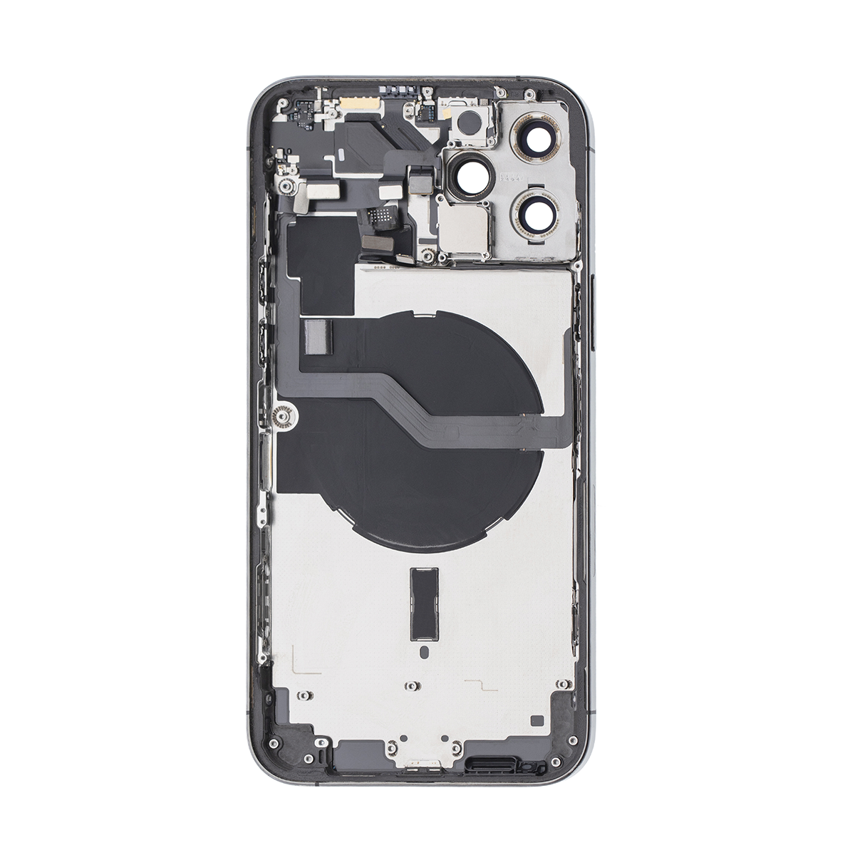 For iPhone 12 Pro Max Complete Housing incl. All Small Parts Without Battery & Back Camera Graphite