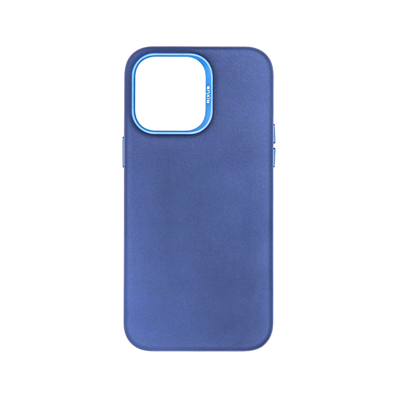 Rixus For iPhone 15 Pro Max Classic 02 Case With MagSafe Blue