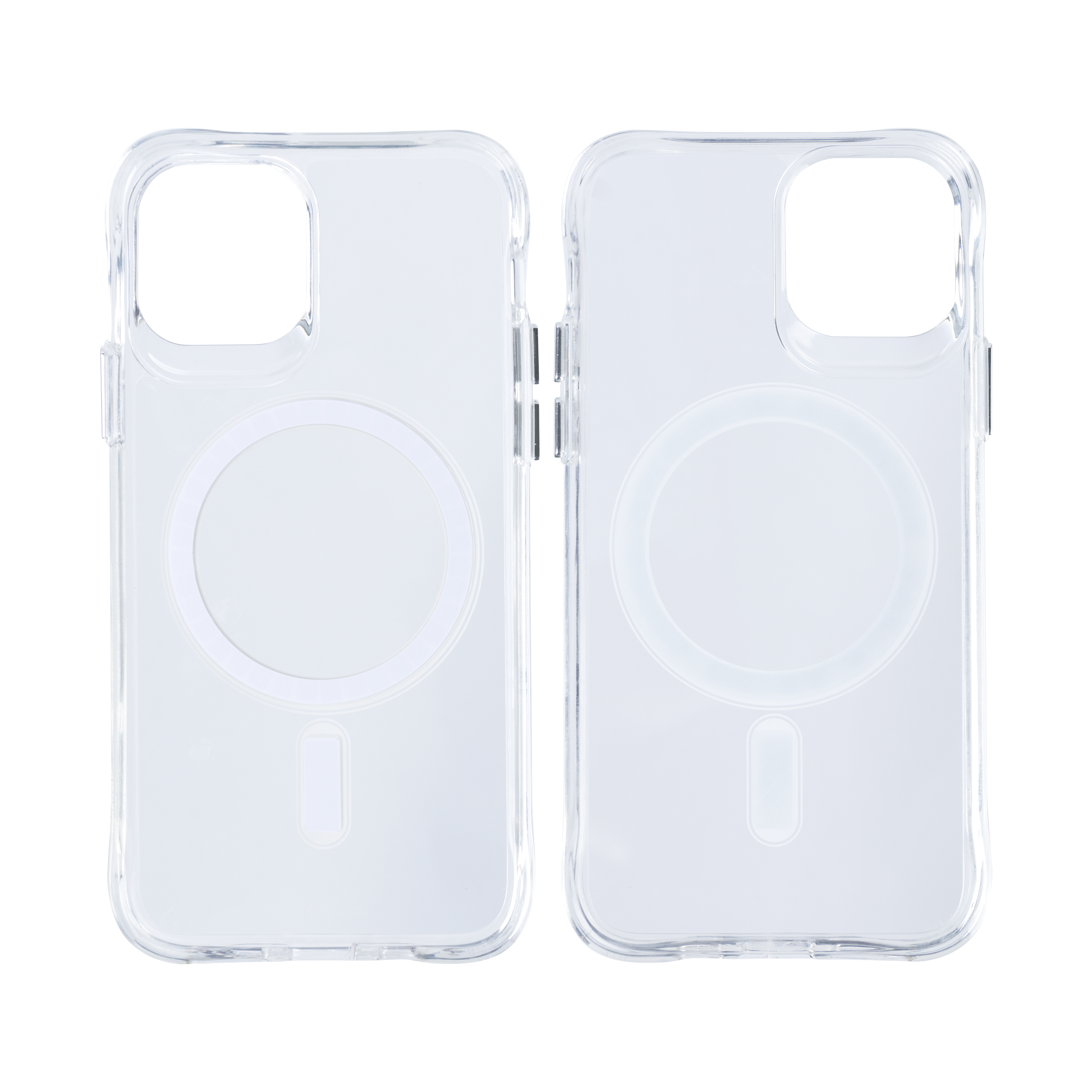 Rixus For iPhone 12, 12 Pro Crystal Clear Anti-shock TPU With MagSafe