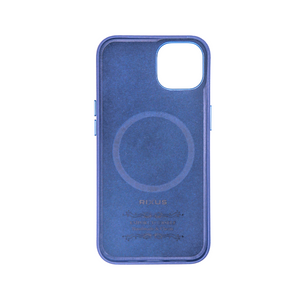Rixus For iPhone 15 Pro Max Classic 02 Case With MagSafe Blue