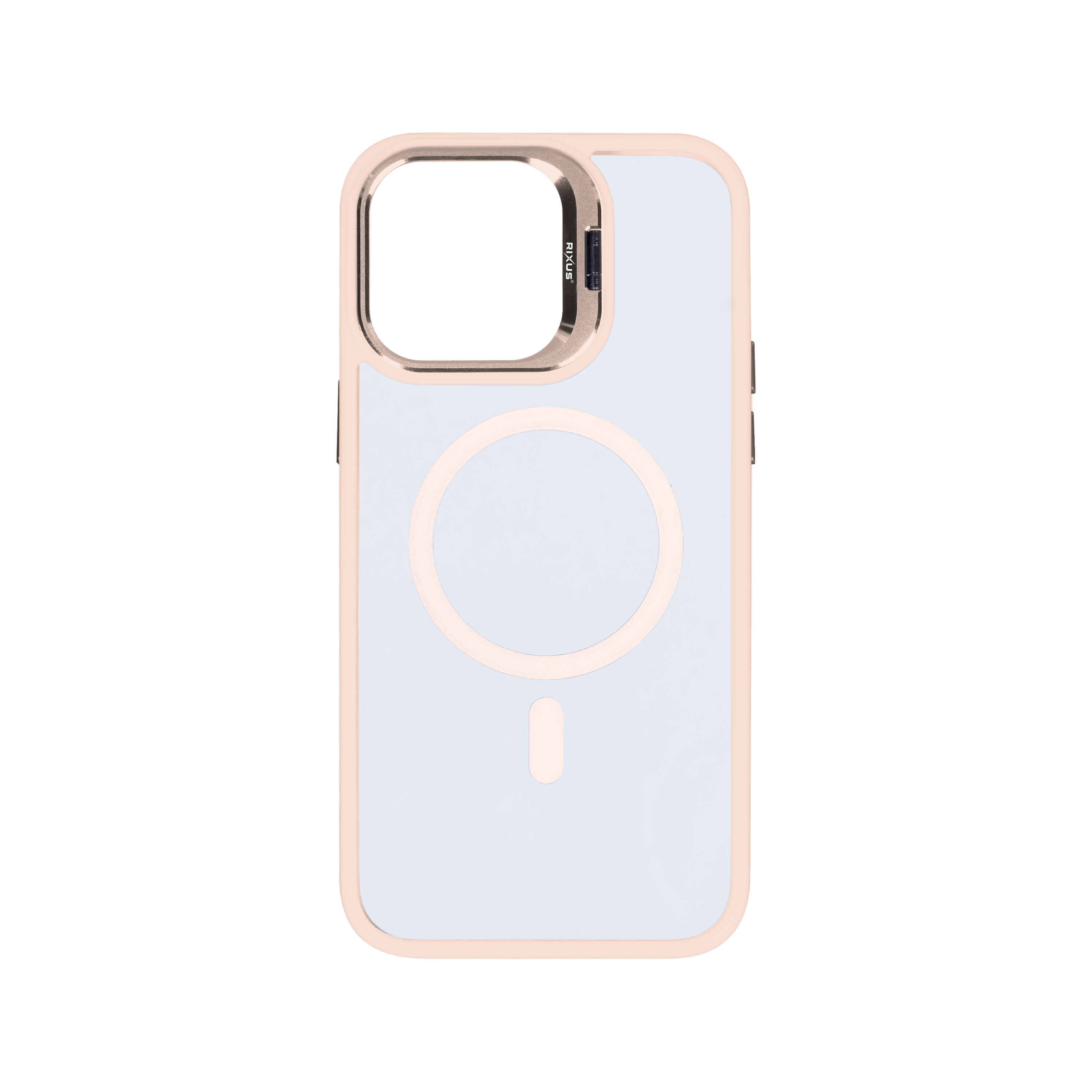 Rixus Classic 03 Case With MagSafe For iPhone 14 Pro Max Light Pink