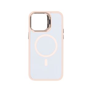 Rixus Classic 03 Case With MagSafe For iPhone 14 Pro Max Light Pink