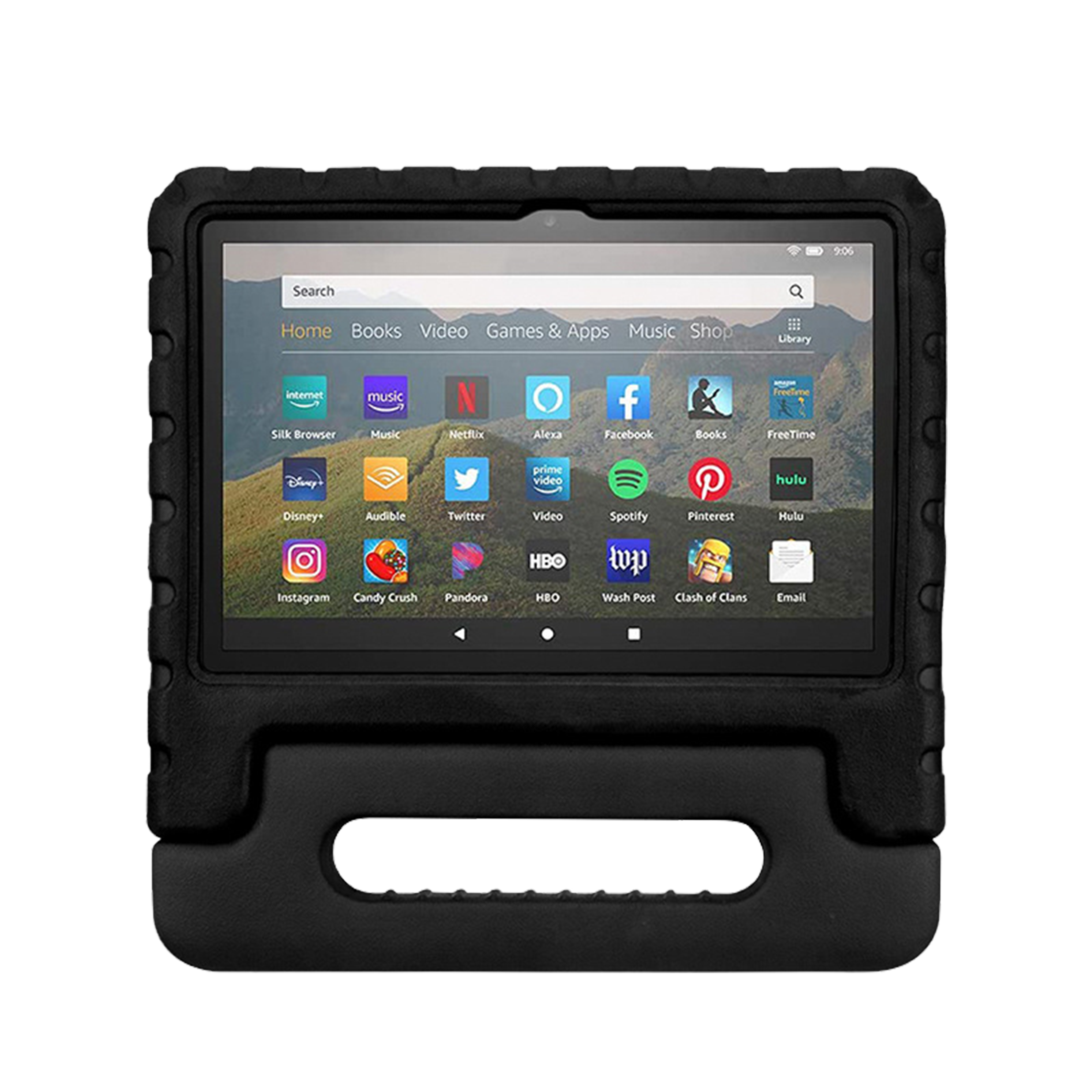 Rixus RXTC06 For IPad 2/3/4/9.7 Tablet Kids Case Black