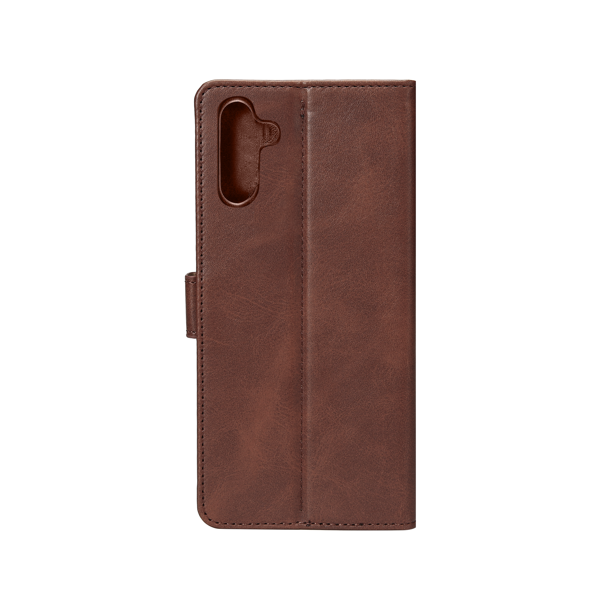 Rixus Bookcase For Samsung Galaxy A14 5G Brown