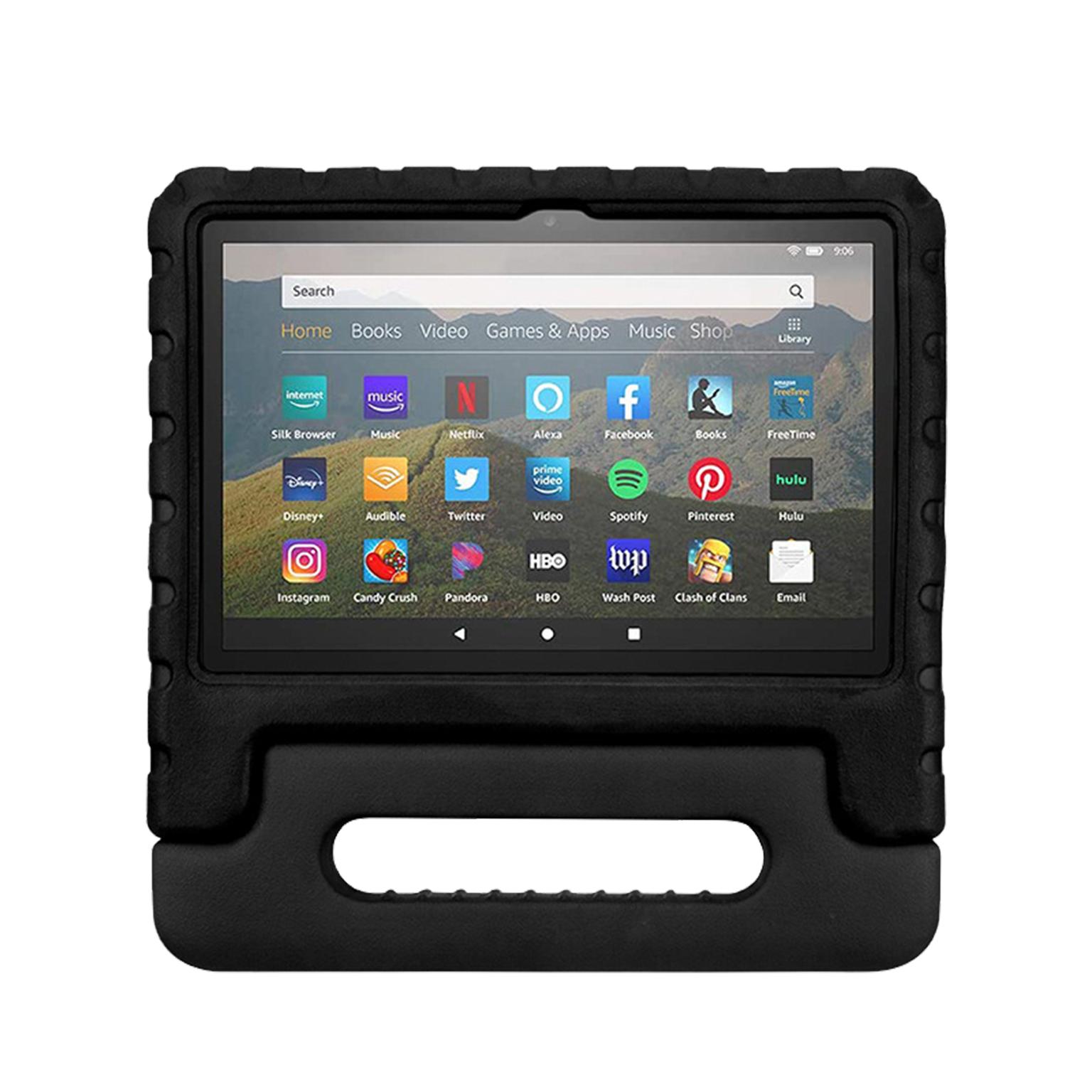 Rixus RXTC06 For iPad Pro 11 (2022,2021,2020,2018), iPad Air 4 10.9 (2020) Tablet Kids Case Black