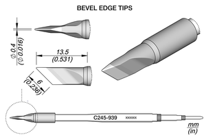 JBC Cartridge Knife 6. 0 x 0. 4 (C245939)