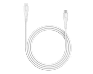 Canyon MFI-4 Lightning To USB-C Cable 18W 1.2Mtr White
