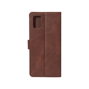 Rixus Bookcase For Samsung Galaxy A41 A415F Brown