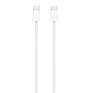 Apple iPhone 15 USB-C to USB-C Cable 100cm 60W Woven White (MQKJ3ZM/A)