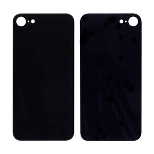 For iPhone SE (2020, 2022) Extra Glass Black (Enlarged Camera Frame)