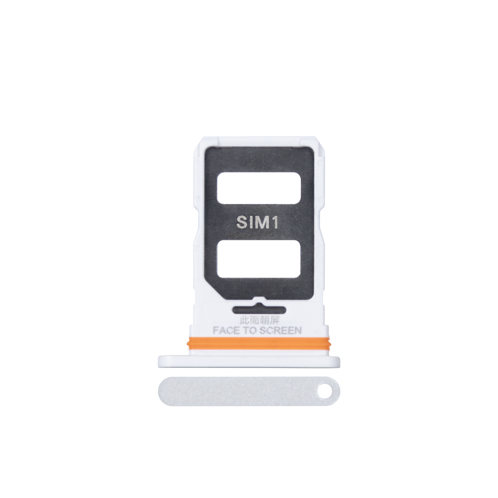 Xiaomi Redmi Note 13 Pro (2312DRA50C, 2312CRAD3C) Sim Card Holder White OEM