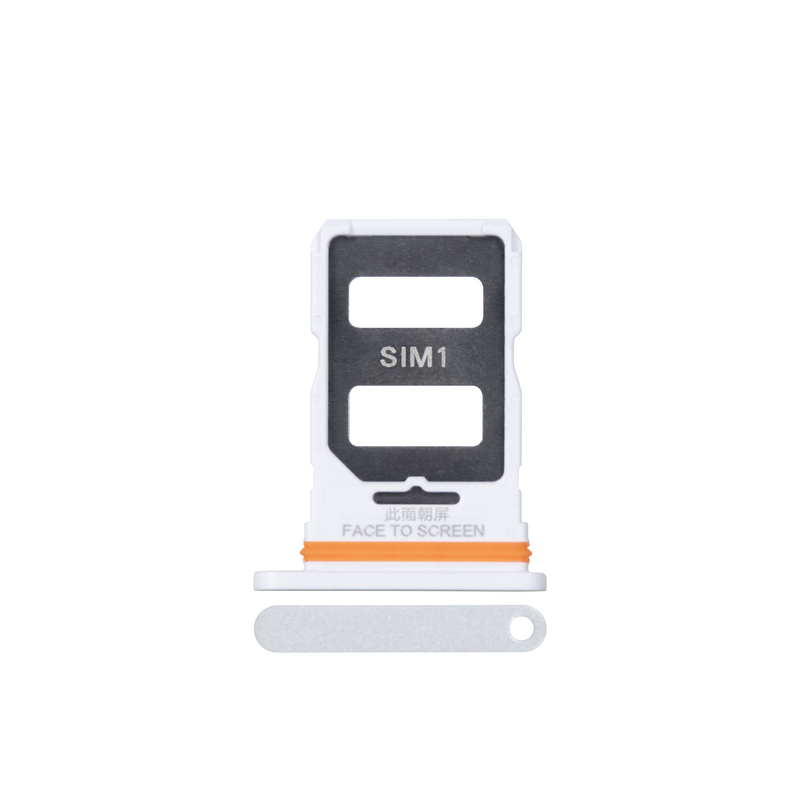 Xiaomi Redmi Note 13 Pro (2312DRA50C, 2312CRAD3C) Sim Card Holder White OEM
