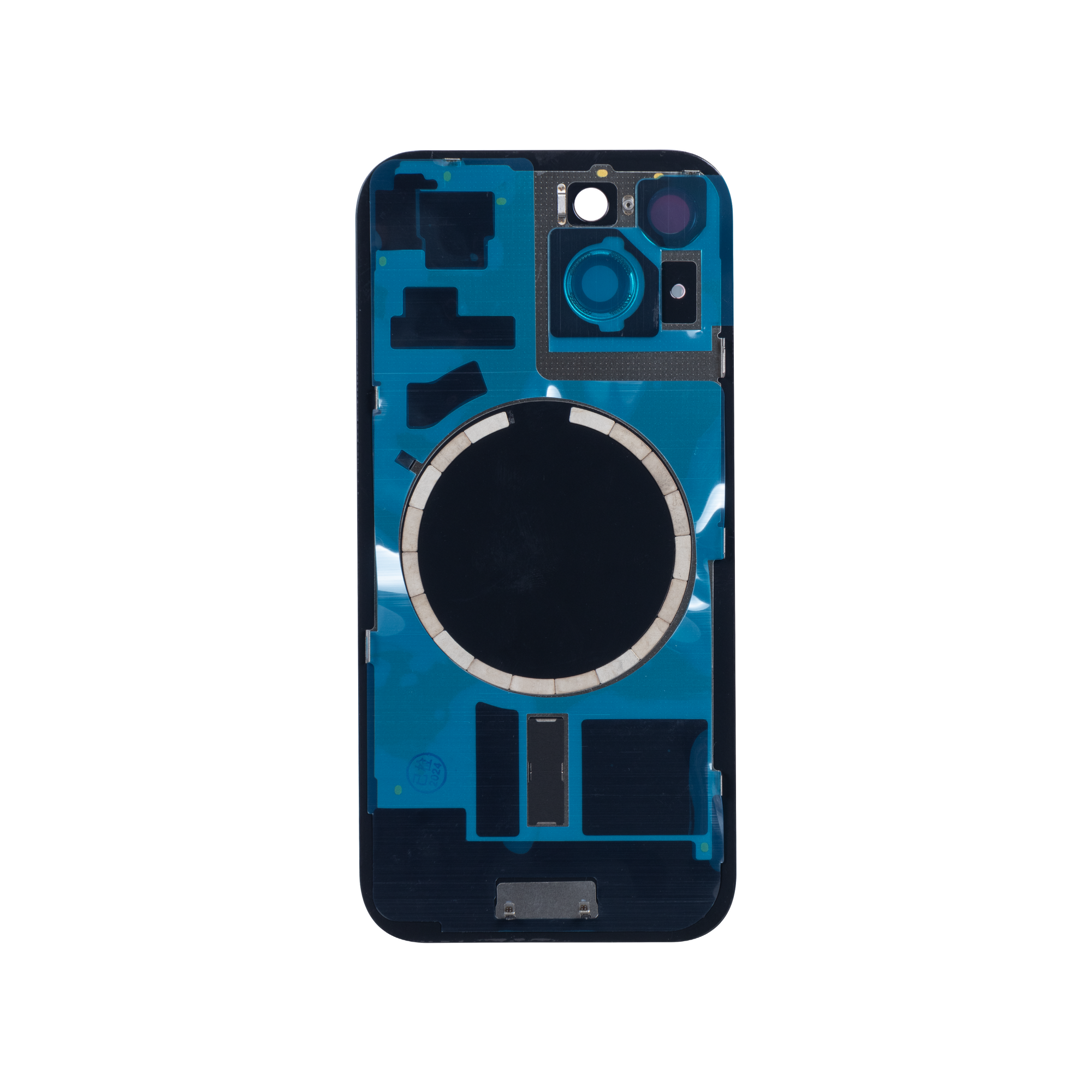 For iPhone 15 Plus Extra Glass With Enlarged Camera Frame Black Compatible