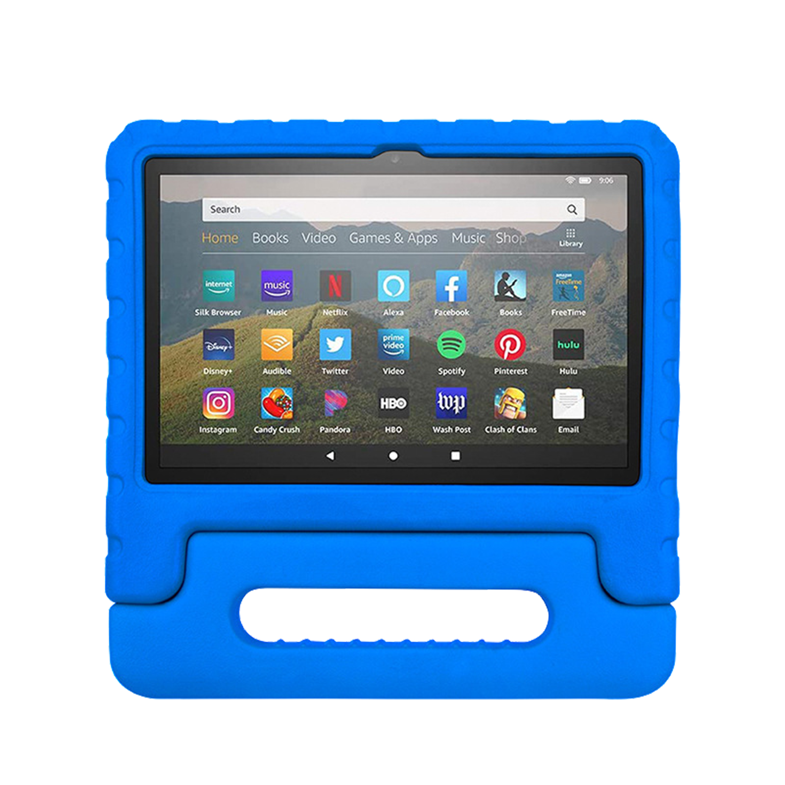 Rixus RXTC06 For iPad 2/3/4/9.7" Tablet Kids Case Blue