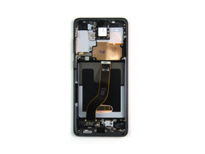 Samsung Galaxy S20 Plus G985F, 5G G986F Display And Digitizer With Frame Cosmic Black Service Pack