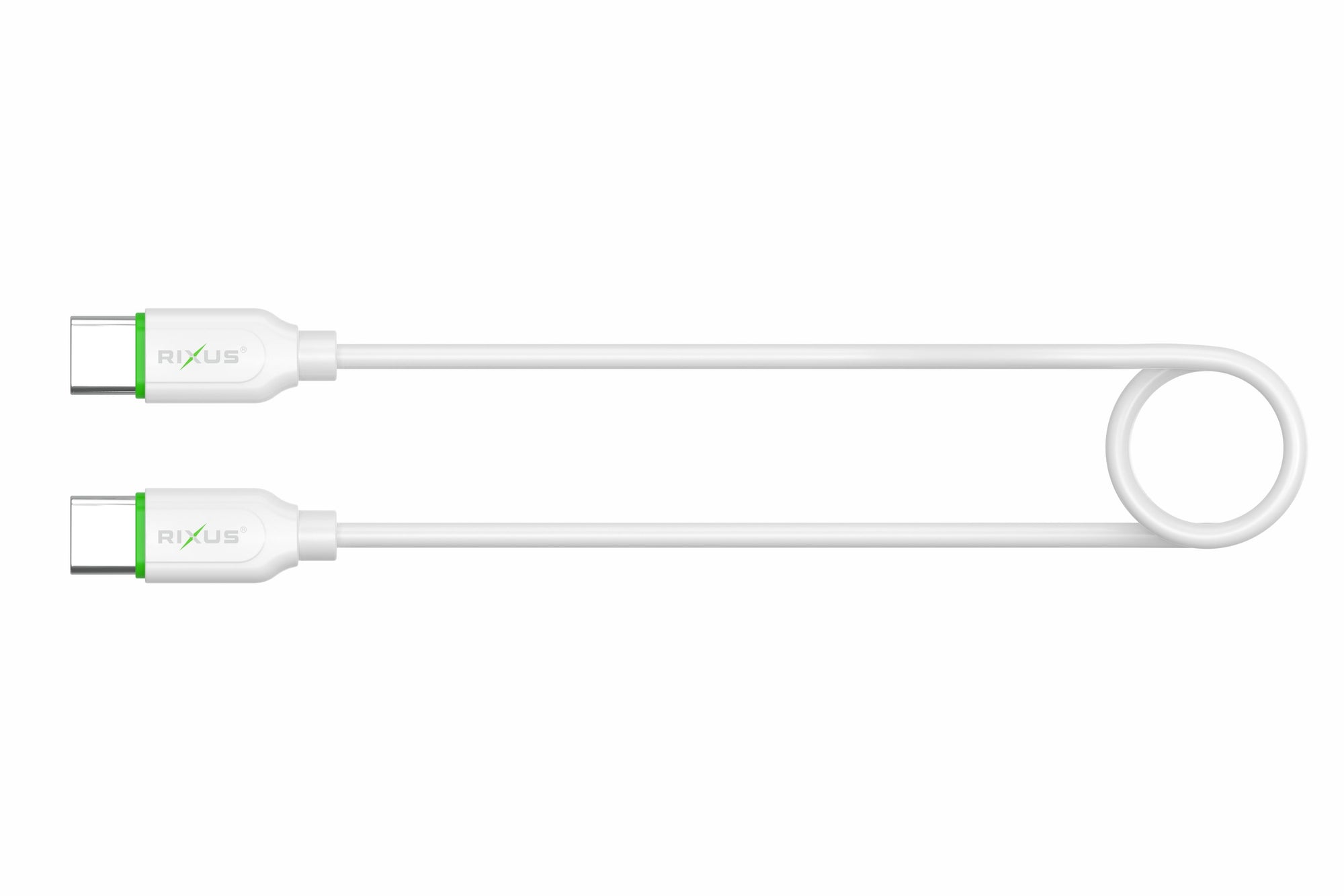 Rixus RX2017 Data Sync And Fast Charge Cable Type-C to Type-C 300cm