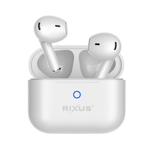 Rixus RXBT82A HIFI Sound Earbuds Wireless Headset White