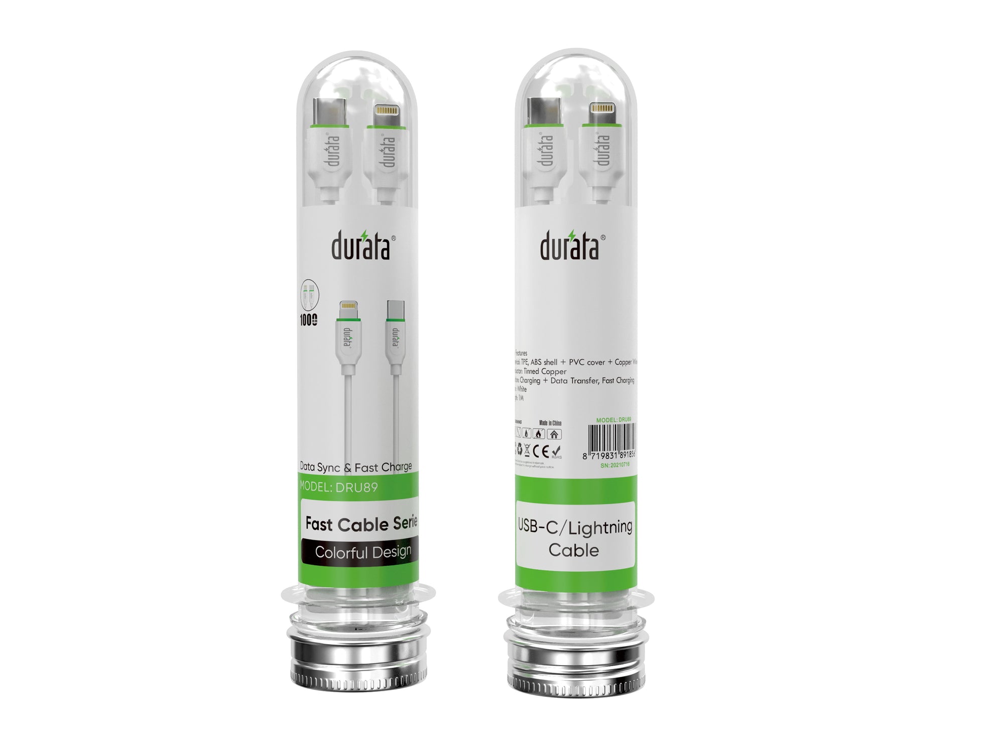 Durata Counter Series Cable 30Pcs All-in-one DRU89