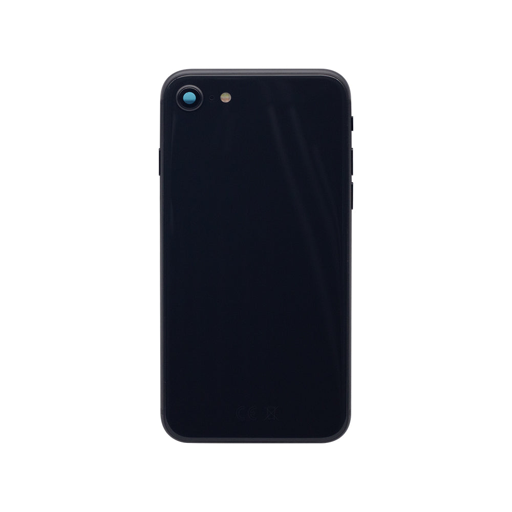 For iPhone SE(2020) Complete Housing Incl All Small Parts Without Battery and Back Camera (Black)