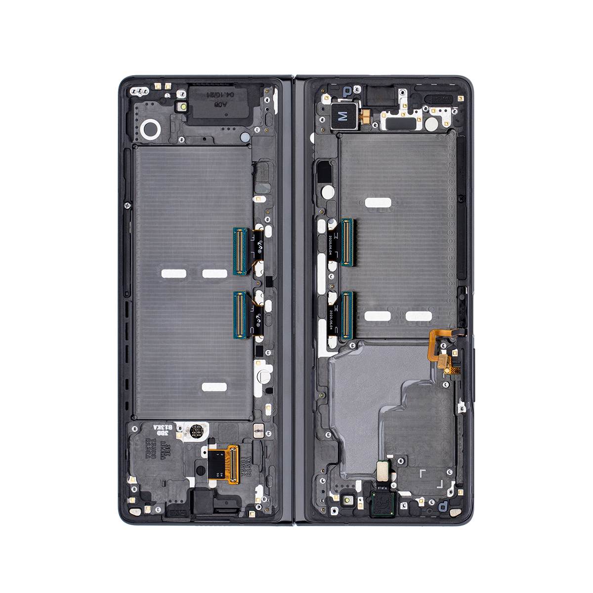 Samsung Galaxy Z Fold2 5G F916B Display And Digitizer With Frame Mystic Black With Red Hinge (SP)