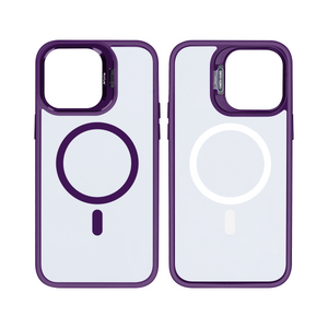 Rixus Classic 03 Case With MagSafe For iPhone 14 Pro Max Deep Purple