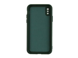 Rixus For iPhone X, XS Soft TPU Phone Case Dark Green