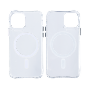 Rixus For iPhone 11 Pro Max Crystal Clear Anti-shock TPU With MagSafe