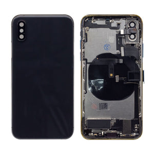 For iPhone XS Complete Housing Incl All Small Parts Without Battery and Back Camera (Black)
