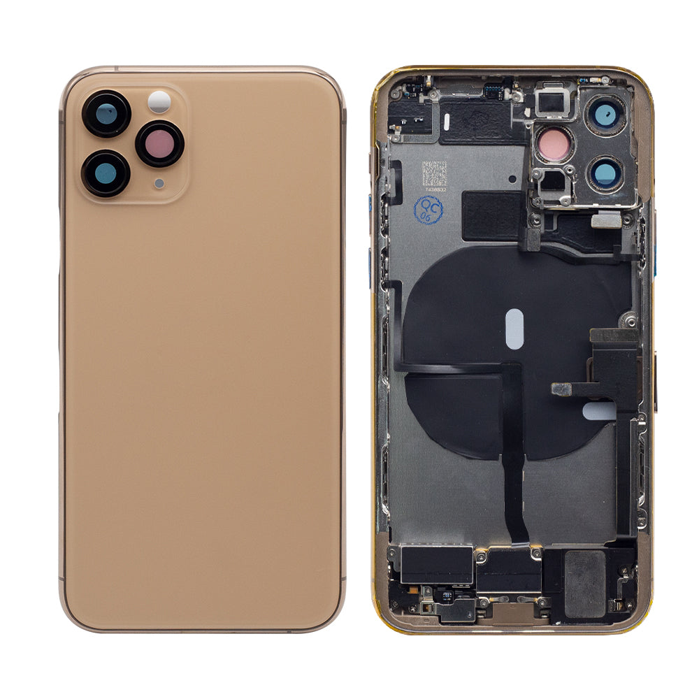 For iPhone 11 Pro Complete Housing Incl All Small Parts Without Battery And Back Camera Gold