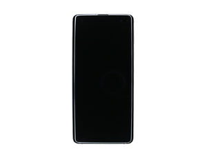 Samsung Galaxy S10 Plus G975F Display And Digitizer With Frame Ceramic White Service Pack