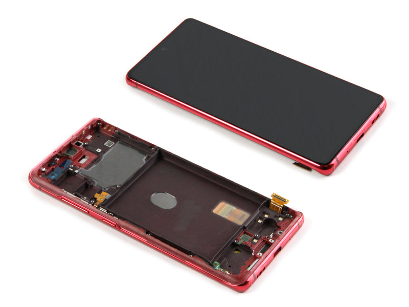 Samsung Galaxy S20 FE G780F, 5G G781B  Display And Digitizer Complete Cloud Red