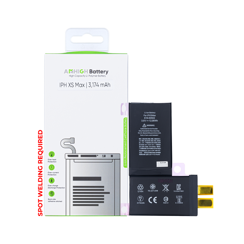 For iPhone Xs Max Battery Cell No Flex