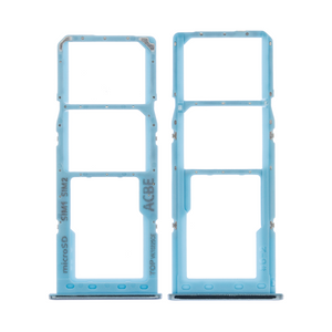 Samsung Galaxy A32 A325F Sim And SD Card Holder Awesome Blue