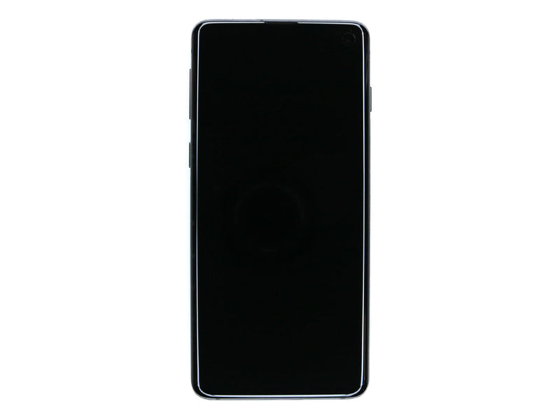 Samsung Galaxy S10 G973F Display and Digitizer With Frame Prism Black Service pack