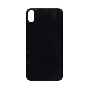 For iPhone Xs Max Extra Glass Black (Enlarged camera frame)