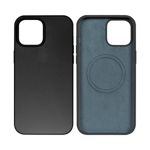 Rixus For iPhone 14 Soft TPU Phone Case With MagSafe Black