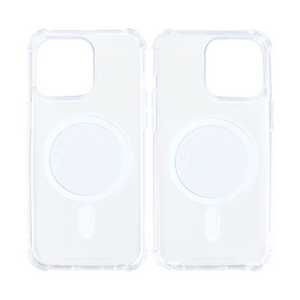 Rixus For iPhone 11 Pro Max Anti-Burst Case With Magsafe Transparent