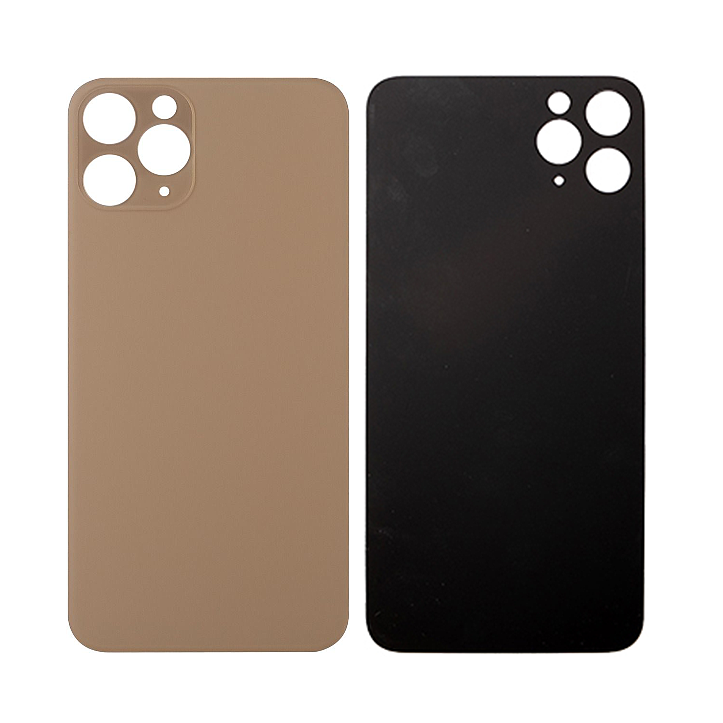 For iPhone 11 Pro Extra Glass Gold (Enlarged camera frame)