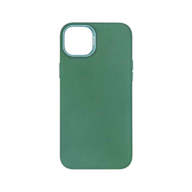 Rixus For iPhone 15 Pro Max Classic 02 Case With MagSafe Green