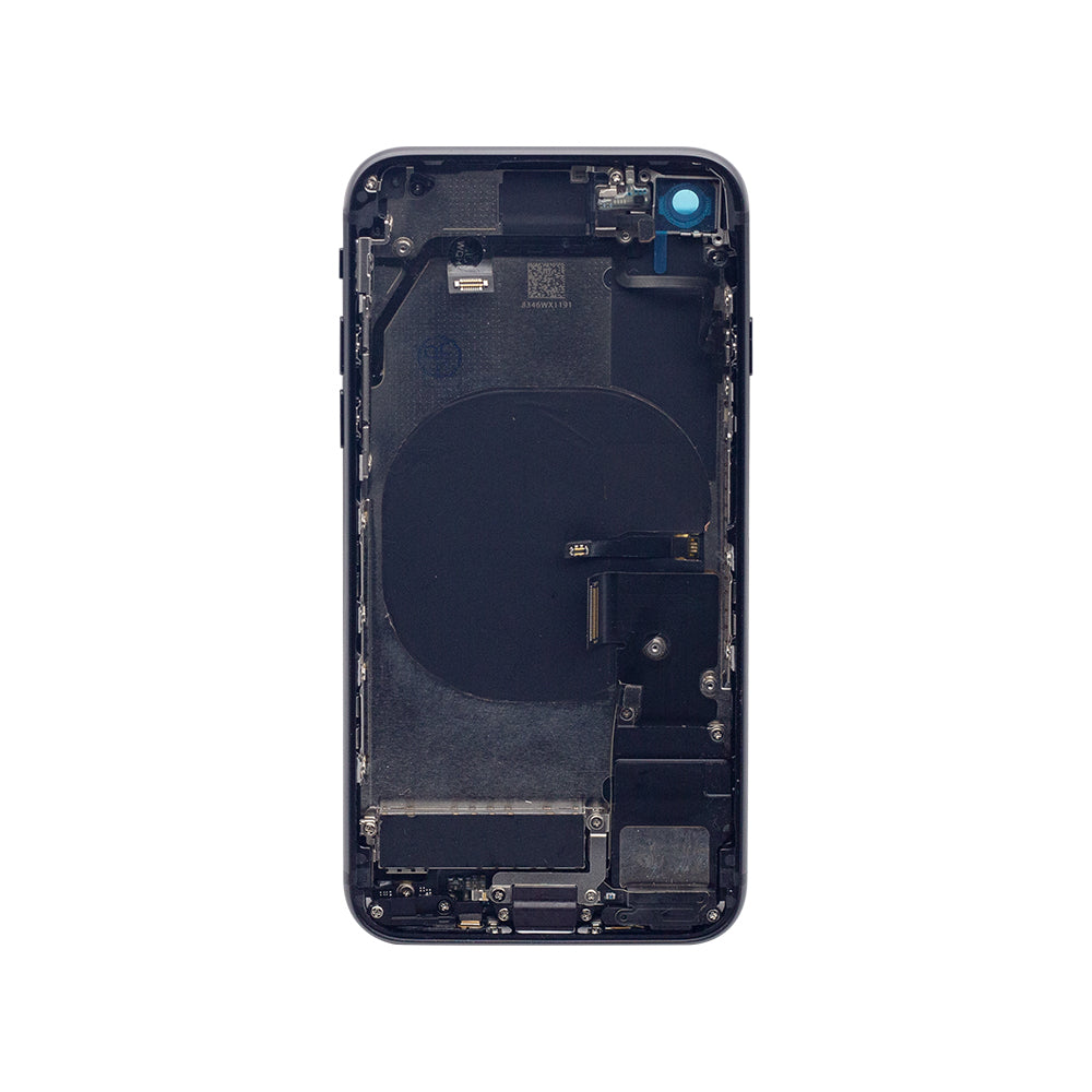 For iPhone SE(2020) Complete Housing Incl All Small Parts Without Battery and Back Camera (Black)
