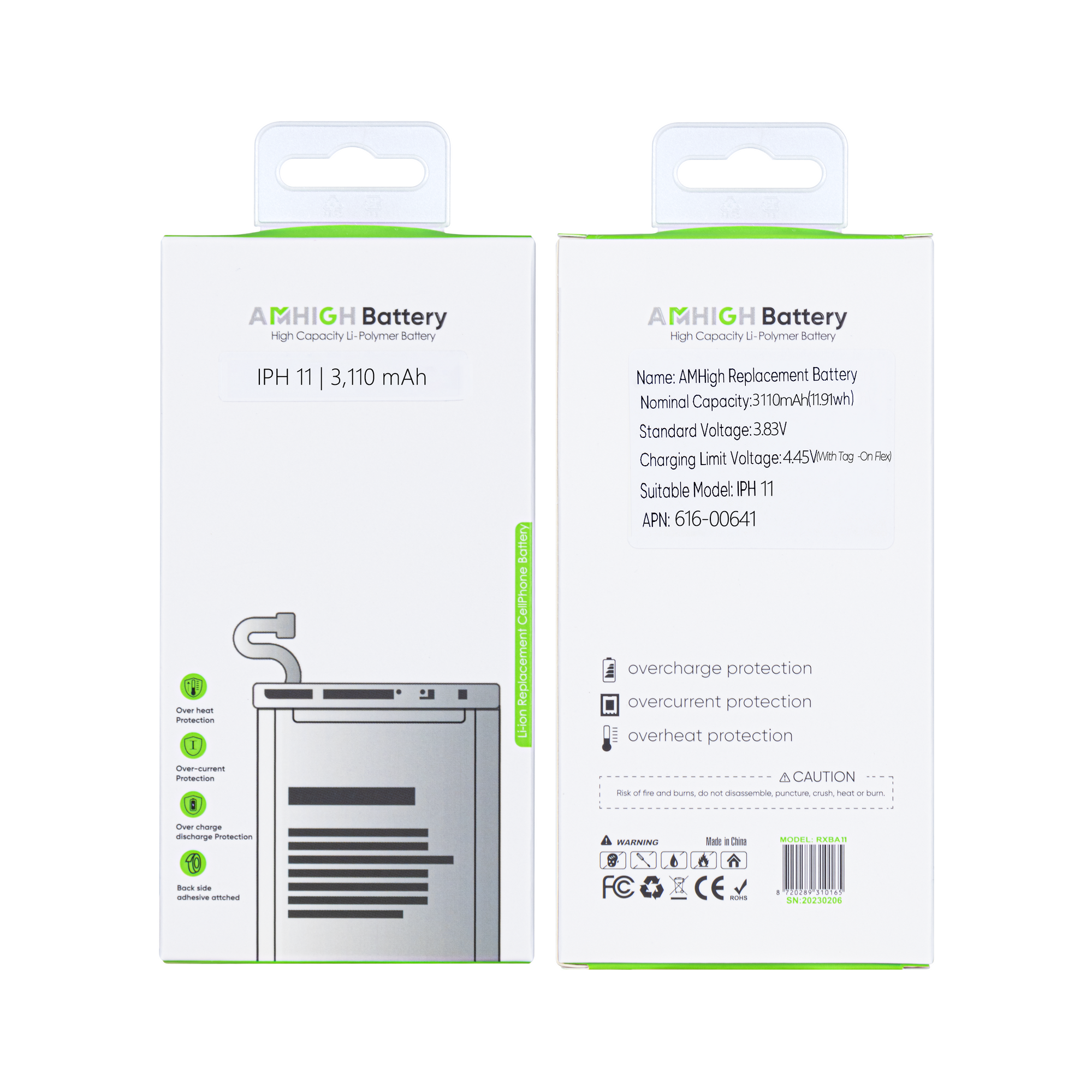 For iPhone 11 Battery With Tag-On Flex