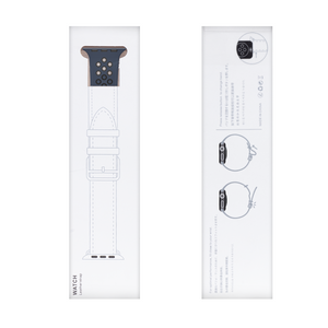 For Apple Watch 38mm, 40mm, 41mm Silicone Double Color Sport Band Blue/Black Retail Box