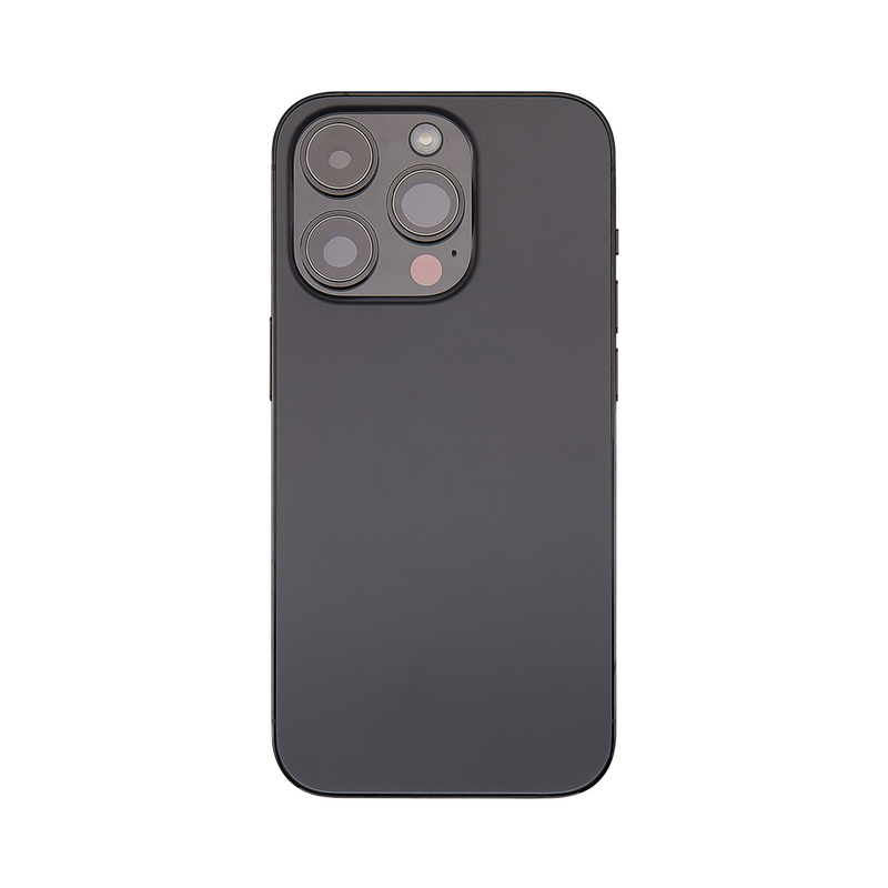 For iPhone 14 Pro Max Complete Housing Incl All Small Parts Without Battery And Back Camera Black