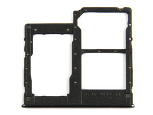 Samsung Galaxy A41 A415F Sim and SD Card Holder Prism Crush Black