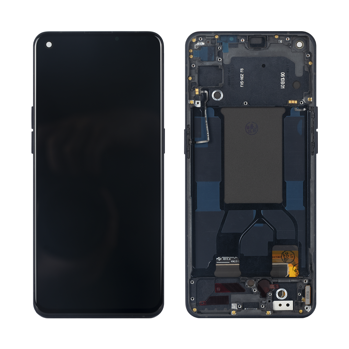 Oppo Reno 6 5G CPH2251 Display And Digitizer With Frame Stellar Black Original